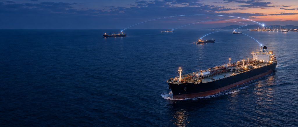 Ship-to-Shore Monitoring for a 49,400 DWT Tanker Fleet